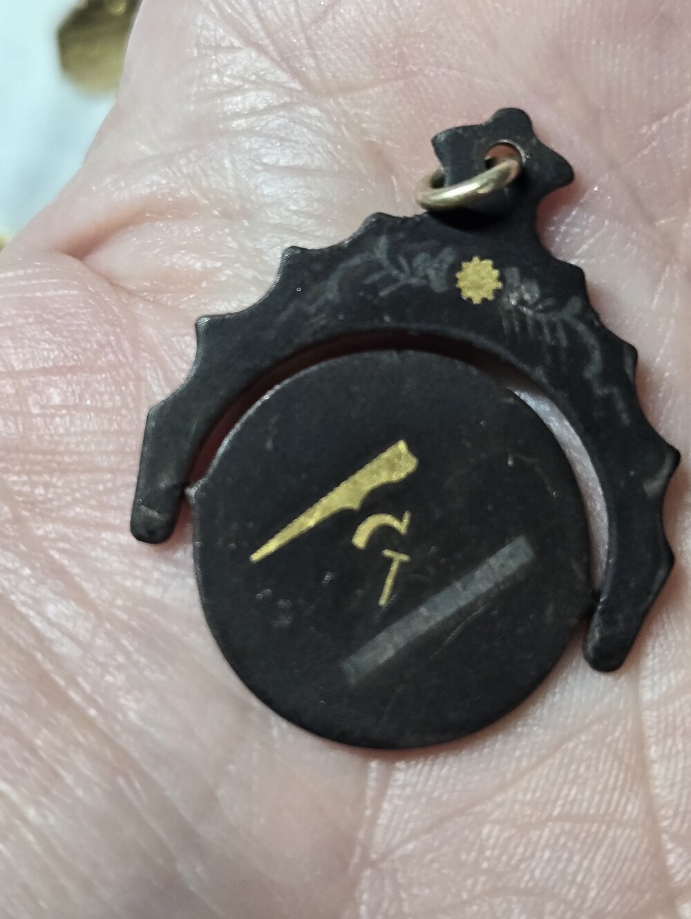 Masonic Fraternal Knights Of Templar Fob Spinner - Picture 4 of 5